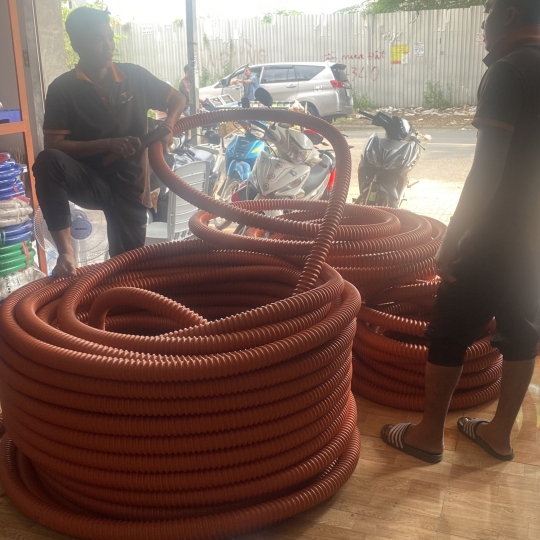 ỐNG NHỰA GÂN XOẮN HDPE CAM (ỐNG OSPEN)