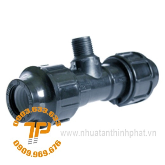 TÊ 1 ĐẦU REN NGOÀI HDPE